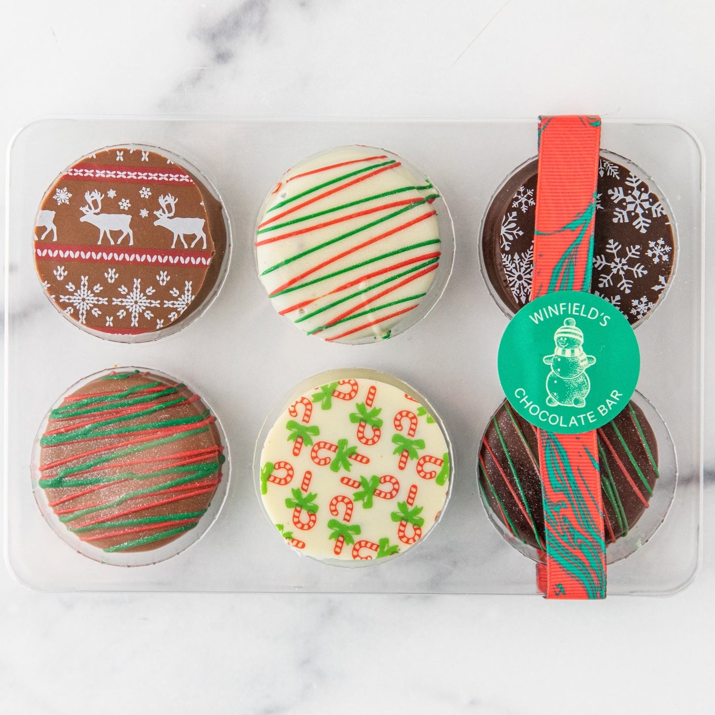 Chocolate Covered Oreos - Christmas