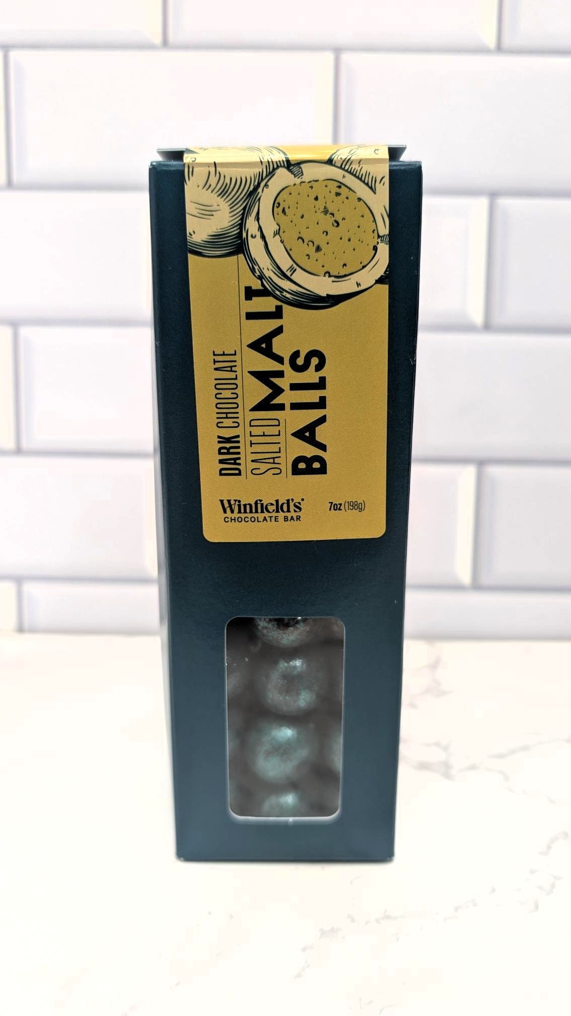 Salted Dark Chocolate Malt Balls