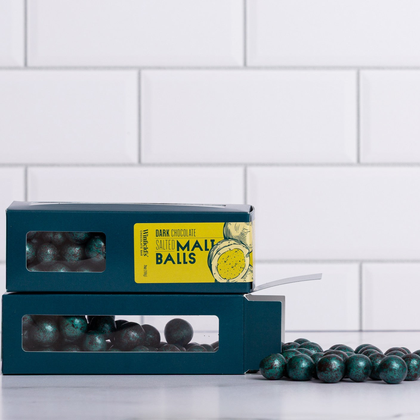 Salted Dark Chocolate Malt Balls