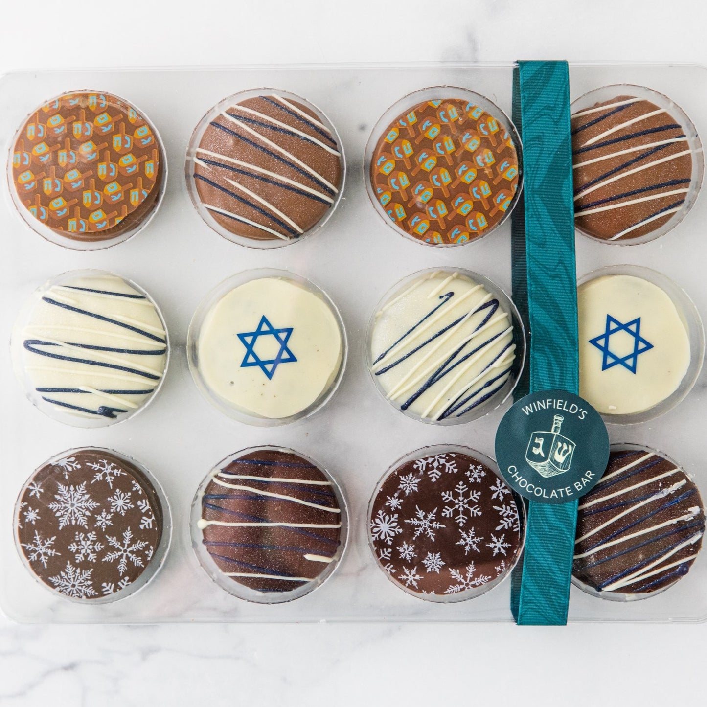 Chocolate Covered Oreos - Hanukkah