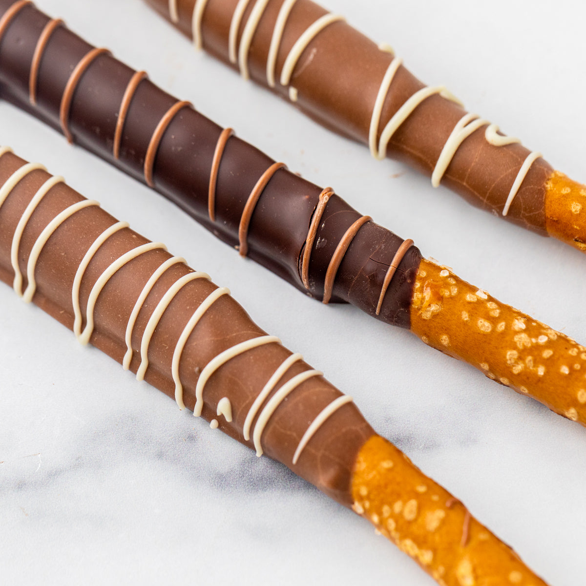 Caramel Pretzel Rods