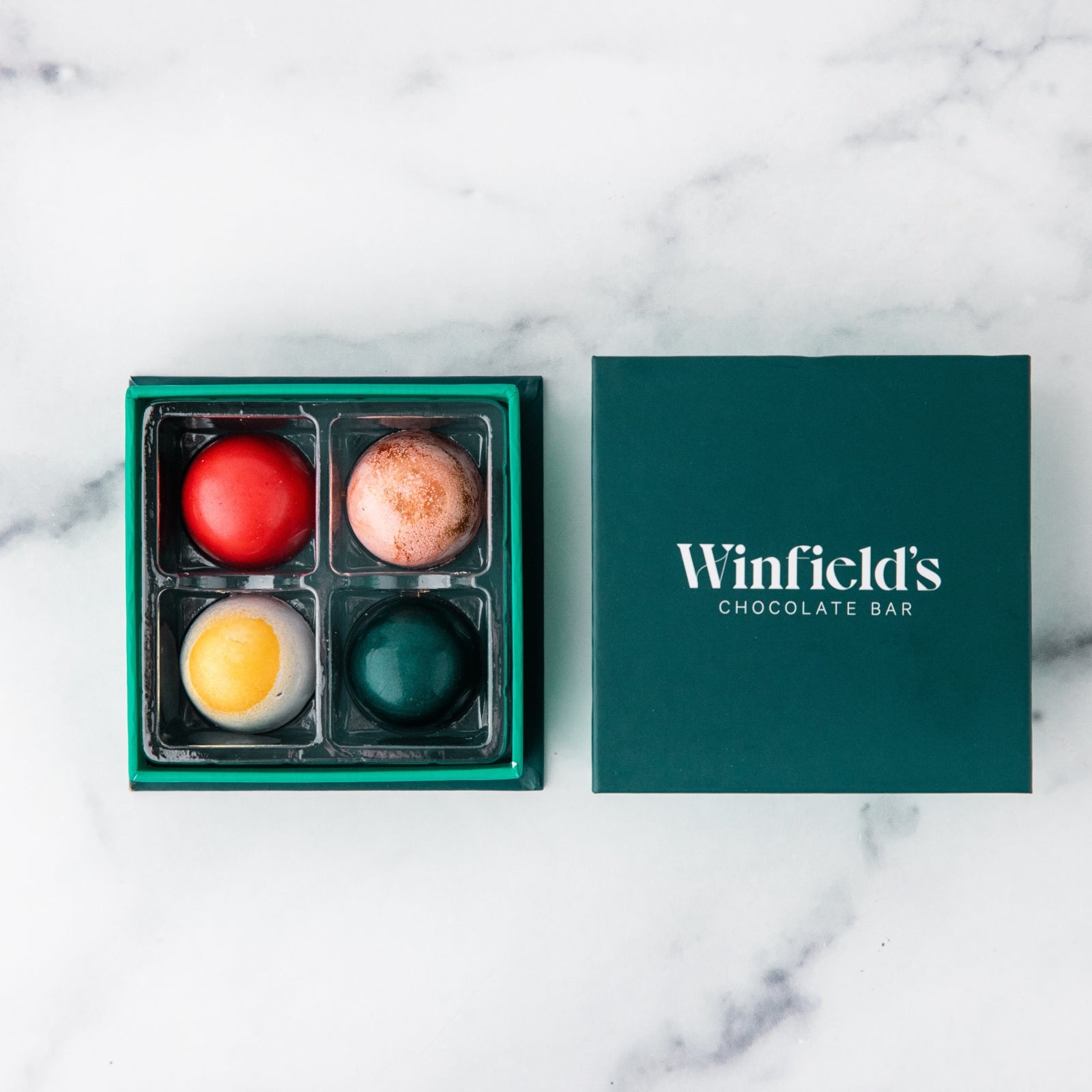 Winfield's Signature Truffle Collection - 4pc – Winfield's Chocolate Bar